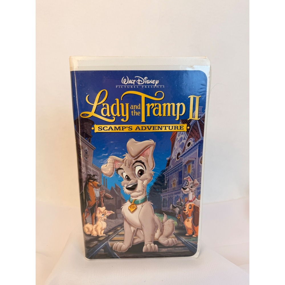 Disney Lady and the Tramp II Scamps Adventure VHS Clamshell Home Video 21226A